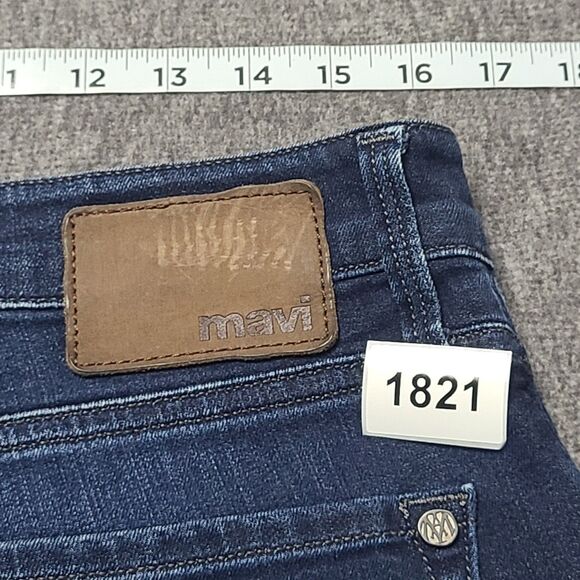 Mavi Jeans Mens 34x33 Zach Straight Leg Dark Indigo Denim Pants - Picture 9 of 9